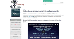 Desktop Screenshot of kinhost.org